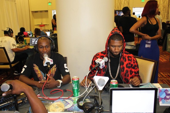 BET Awards 2014 Radio Room No Limit Larry Power 98 Charlotte NC and Usher