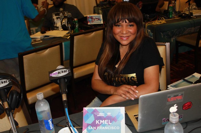 BET Awards 2014 Radio Room Sana G 106 KMEL San Francisco, CA_