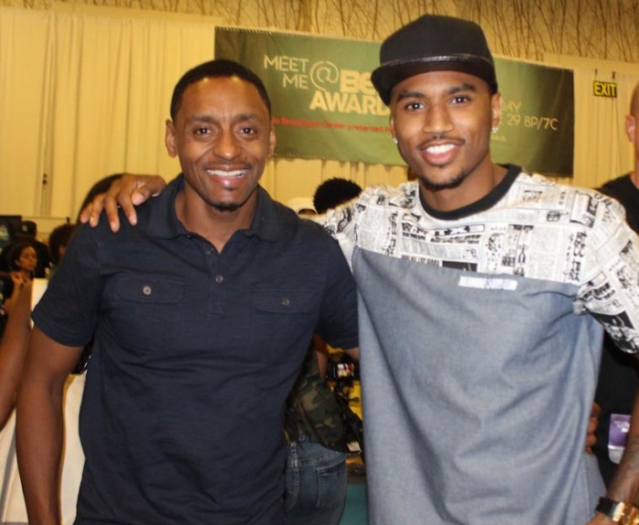 BET Awards 2014 Radio Room rian Dawson K97 WQOK - Raleigh, NC and Trey Songjpg